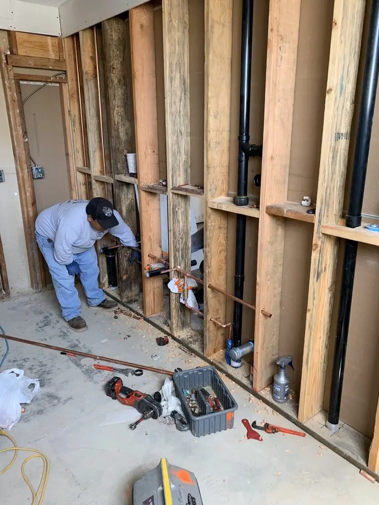 Commercial rough-in plumbing for Gas Line Repair in Headland